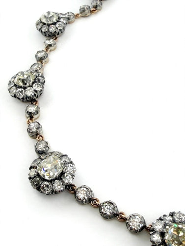 Collier Collier rivière diamants taille ancienne 58 Facettes 555/26 A