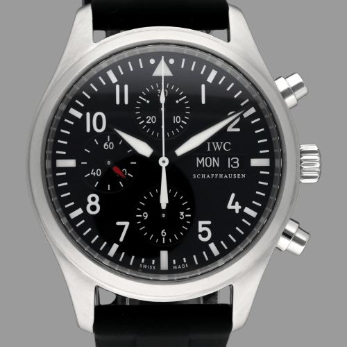 Montre IWC Pilot - Montre chronographe IW371704 58 Facettes IWC/PLT/013