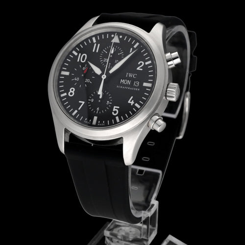 Montre IWC Pilot - Montre chronographe IW371704 58 Facettes IWC/PLT/013