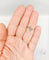 Bague 51 Bague Art déco en or 18k à fleur ciselée 58 Facettes A07880