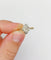 Bague 51 Bague Art déco en or 18k à fleur ciselée 58 Facettes A07880