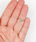Bague 51 Bague Art déco en or 18k à fleur ciselée 58 Facettes A07880