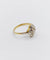 Bague 51 Bague Art déco en or 18k à fleur ciselée 58 Facettes A07880