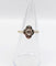 Bague 51 Bague Art déco en or 18k à fleur ciselée 58 Facettes A07880