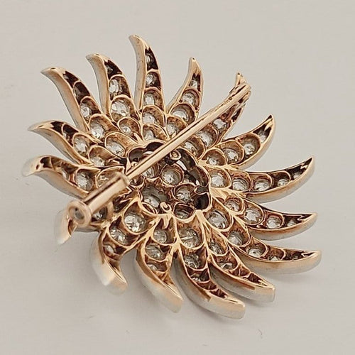 Broche Broche Art déco en or blanc et diamants 58 Facettes 2690503