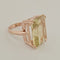 Bague 57.5 Bague en or rose 18 carats 58 Facettes 2690423