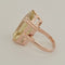 Bague 57.5 Bague en or rose 18 carats 58 Facettes 2690423