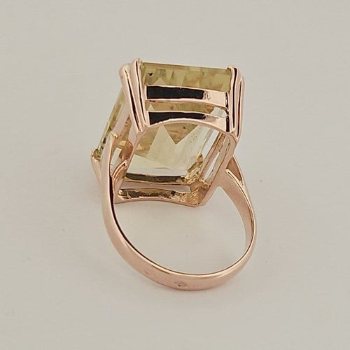 Bague 57.5 Bague en or rose 18 carats 58 Facettes 2690423