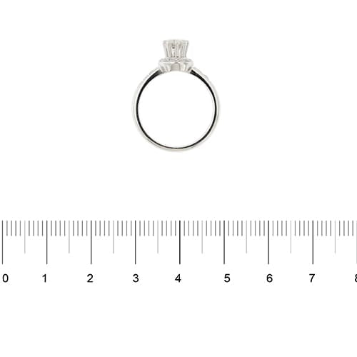 Bague Bague solitaire - Diamants 0,84 ct en or blanc 18 ct 58 Facettes 36977