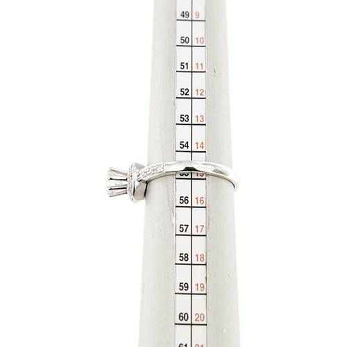 Bague Bague solitaire - Diamants 0,84 ct en or blanc 18 ct 58 Facettes 36977