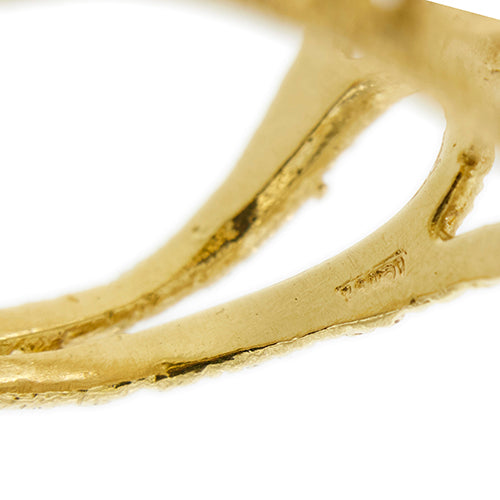 Bague Bague - Quartz fumé ovale en or jaune 18 ct 58 Facettes 34882