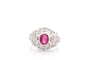 Bague 55 Bague vintage rubis et diamants 58 Facettes 27048