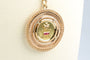 Pendentif Augis - Pendentif médaille d’amour en or jaune 18 carats et rubis 58 Facettes CL203652-107