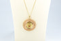 Pendentif Augis - Pendentif médaille d’amour en or jaune 18 carats et rubis 58 Facettes CL203652-107