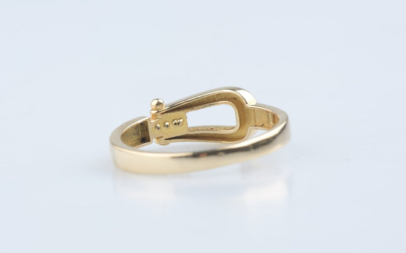 Bague 57 Bague en or jaune 18K et diamants noirs 0,03 ct 58 Facettes BG203741-107
