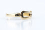 Bague 57 Bague en or jaune 18K et diamants noirs 0,03 ct 58 Facettes BG203741-107