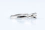 Bague 50 Solitaire en or blanc 18K avec diamant 0,30 ct 58 Facettes BG625203-107
