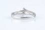 Bague 50 Solitaire en or blanc 18K avec diamant 0,30 ct 58 Facettes BG625203-107