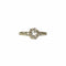 Bague 55 Bague solitaire Art déco en or blanc 18K et diamant 58 Facettes 296