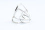Bague 54 Bague joaillière entrelacée en or blanc 18k et diamants 58 Facettes BG31300431-107