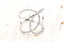 Bague 54 Bague joaillière entrelacée en or blanc 18k et diamants 58 Facettes BG31300431-107