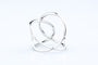 Bague 54 Bague joaillière entrelacée en or blanc 18k et diamants 58 Facettes BG31300431-107