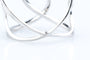 Bague 54 Bague joaillière entrelacée en or blanc 18k et diamants 58 Facettes BG31300431-107