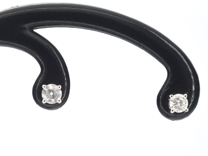 Boucles d'oreilles Boucles d'oreilles en or blanc 14k et diamants 58 Facettes 2423