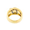 Bague Bague jonc en or jaune et or blanc 18 ct avec saphirs 58 Facettes 37051
