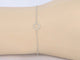 Bracelet Bracelet en or blanc 14k avec diamants 58 Facettes 2608