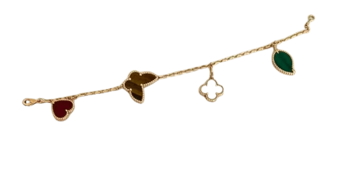 Bracelet Van Cleef & Arpels Lucky Alhambra - Bracelet à 4 motifs 58 Facettes jnci200