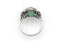 Bague 58 Bague en platine, émeraude de Colombie et diamants 58 Facettes 13592