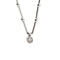 Collier Collier point de lumière avec diamant 0,10 ct en or blanc 18 carats 58 Facettes 36152