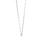 Collier Collier point de lumière avec diamant 0,10 ct en or blanc 18 carats 58 Facettes 36152
