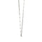 Collier Collier point de lumière avec diamant 0,10 ct en or blanc 18 carats 58 Facettes 36152