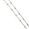 Collier Collier point de lumière avec diamant 0,10 ct en or blanc 18 carats 58 Facettes 36152