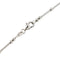 Collier Collier point de lumière avec diamant 0,10 ct en or blanc 18 carats 58 Facettes 36152