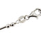 Collier Collier point de lumière avec diamant 0,10 ct en or blanc 18 carats 58 Facettes 36152
