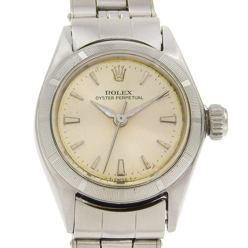 Montre Rolex Oyster Perpetual - Montre acier et or jaune, lunette diamants 58 Facettes bjf68u7esu