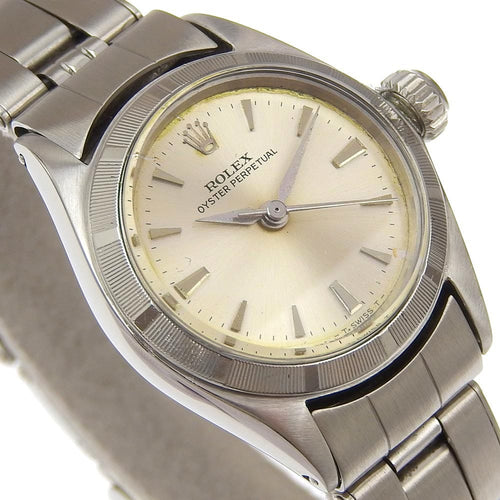Montre Rolex Oyster Perpetual - Montre acier et or jaune, lunette diamants 58 Facettes bjf68u7esu