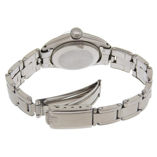 Montre Rolex Oyster Perpetual - Montre acier et or jaune, lunette diamants 58 Facettes bjf68u7esu