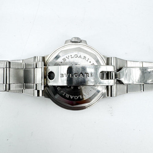 Montre Bvlgari Diagono - Montre automatique en acier inoxydable 58 Facettes rajw6b6pjy