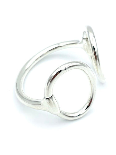 Bracelet Hermès Nausicaa - Bracelet GM en argent 58 Facettes HERMES BRA 1051