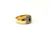 Bague 54 Bague jonc en or jaune, saphirs et diamants 58 Facettes DV-E.500