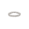 Alliance tour complet en or blanc 18 carats et diamants