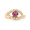 Bague 52 Bague en or rose avec rubis et diamants 58 Facettes 23641