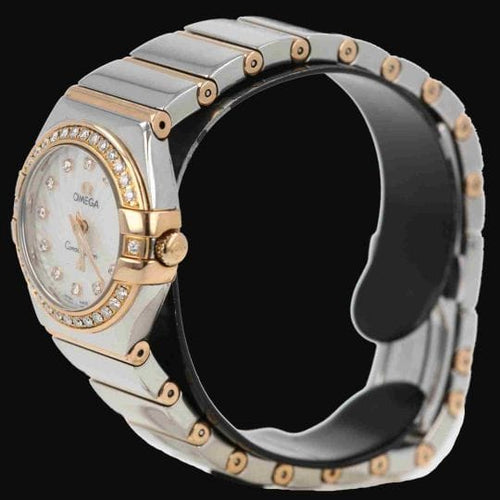 Montre Omega Constellation - Montre quartz 24 mm or rose et acier 58 Facettes MT48099