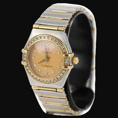 Montre Omega Constellation - Montre Mini 22 mm quartz 58 Facettes MT48104