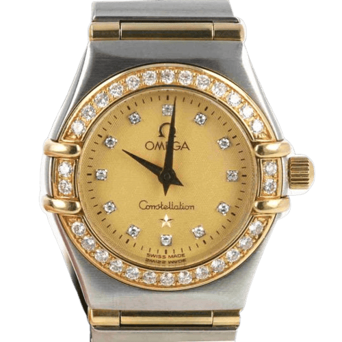 Montre Omega Constellation - Montre Mini 22 mm quartz 58 Facettes MT48105