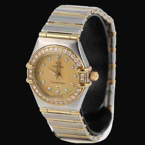 Montre Omega Constellation - Montre Mini 22 mm quartz 58 Facettes MT48105